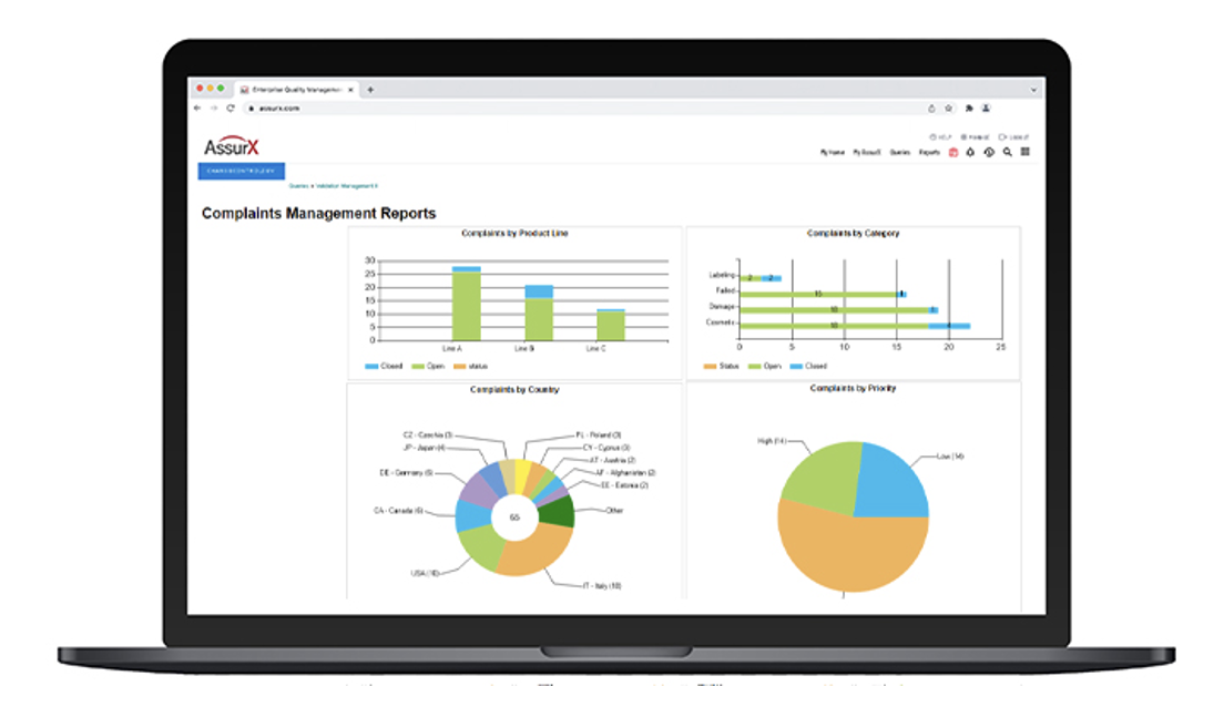 AssurX Quality Management System User Friendliness